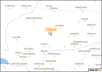 map of Zhuji