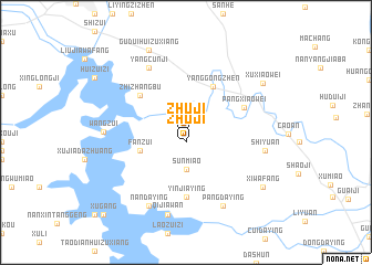 map of Zhuji