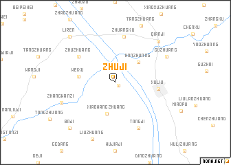 map of Zhuji