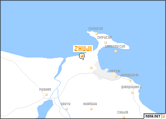 map of Zhuji