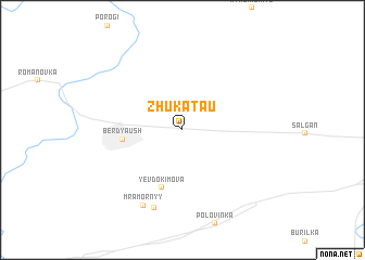 map of Zhukatau