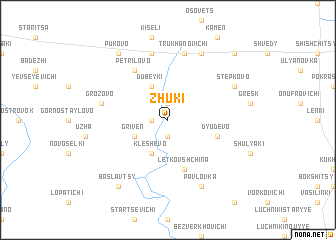 map of Zhuki