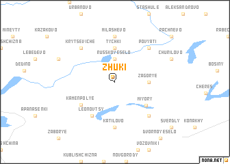 map of Zhuki