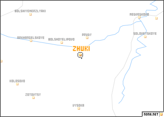 map of Zhuki