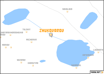 map of Zhukovarov