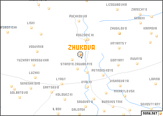 map of Zhukova