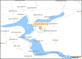 map of Zhukovka