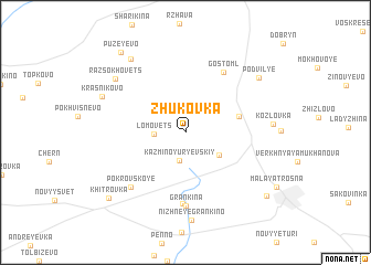 map of Zhukovka