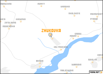 map of Zhukovka