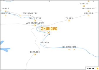 map of Zhukovo