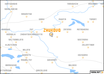 map of Zhukovo