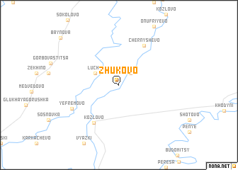 map of Zhukovo