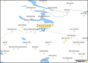 map of Zhukovo