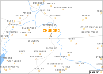 map of Zhukovo