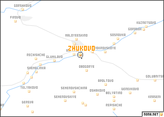 map of Zhukovo