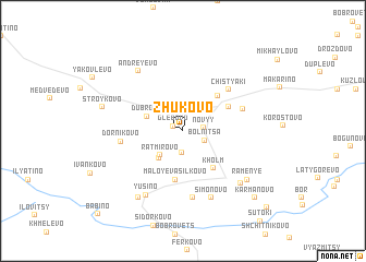 map of Zhukovo