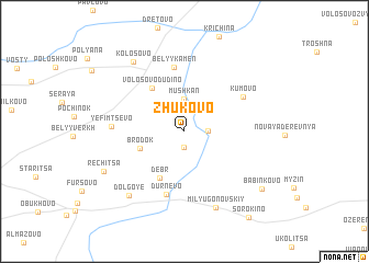 map of Zhukovo