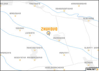 map of Zhukovo