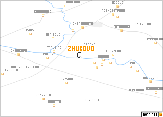 map of Zhukovo