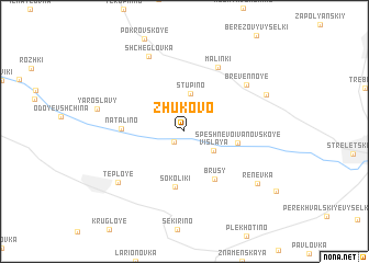 map of Zhukovo