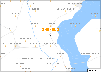 map of Zhukovo