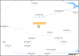 map of Zhukovo