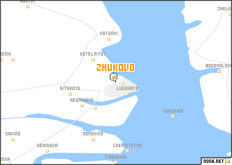 map of Zhukovo