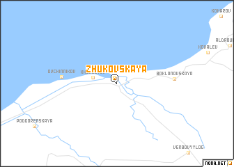 map of Zhukovskaya