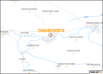 map of Zhukovskoye