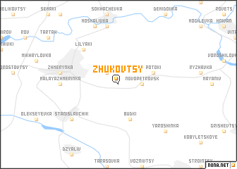 map of Zhukovtsy