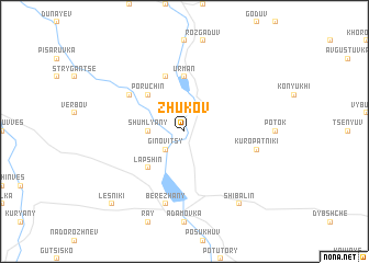 map of Zhukov