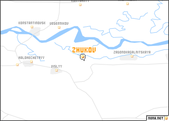 map of Zhukov