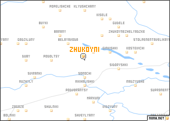 map of Zhukoyni