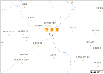 map of Zhukuo