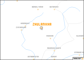 map of Zhulanikha
