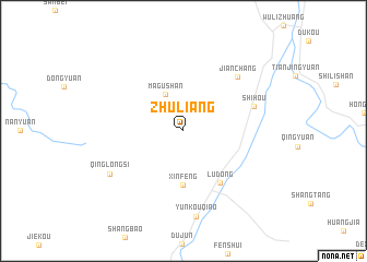 map of Zhuliang