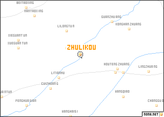 map of Zhulikou