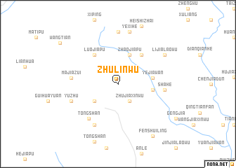 map of Zhulinwu
