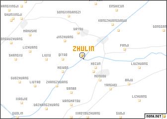 map of Zhulin