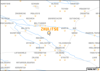 map of Zhulitse