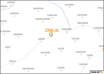 map of Zhuliu