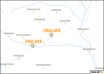 map of Zhuluke