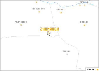 map of Zhumabek