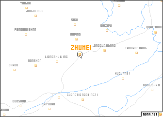 map of Zhumei