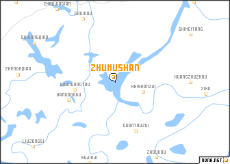 map of Zhumushan