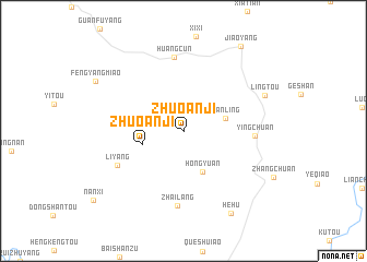 map of Zhuo\