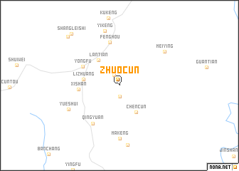 map of Zhuocun