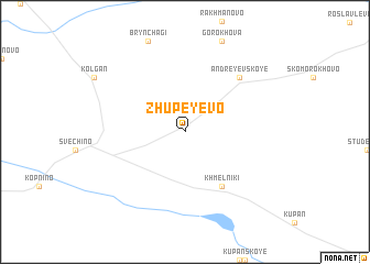 map of Zhupeyevo