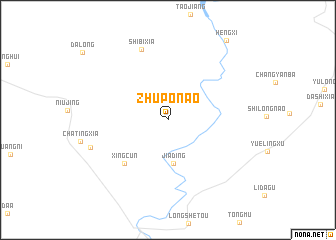 map of Zhuponao