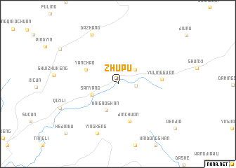 map of Zhupu